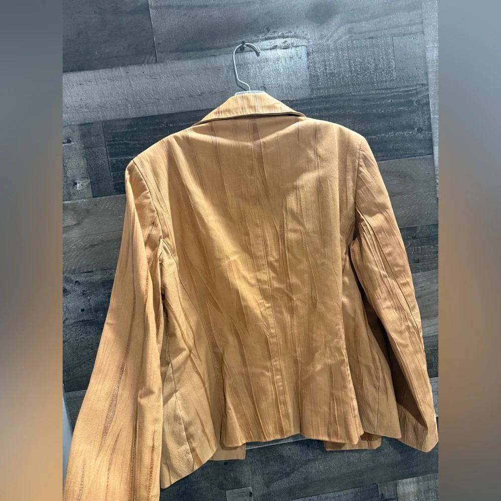 Lafayette 148 | Suede Open Leather Jacket - Picture 7 of 8